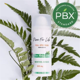 Pain-cbd-lotion-Pure For Life™ 500 mg Pain Relief Lotion - 100 mL Airless Bottle