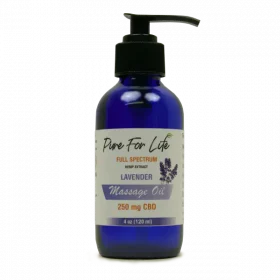 Pure For Life 250 mg Hemp Extract Massage Oil