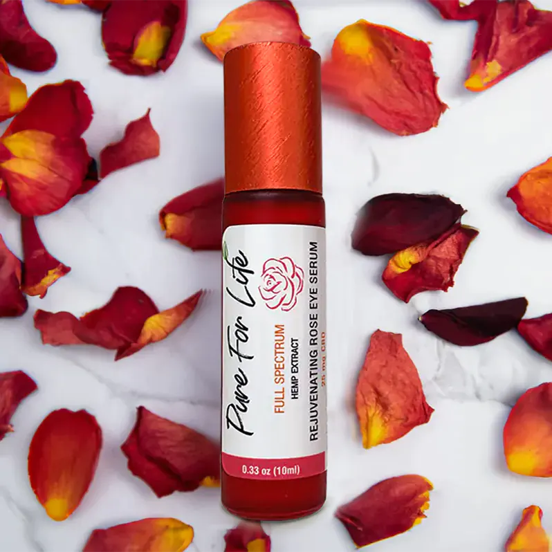 Pure For Life Rejuvenating Rose Eye Serum with 25mg CBD-rose-serum.-big-real