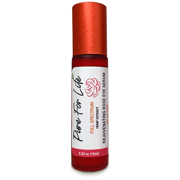 Pure For Life Rejuvenating Rose Eye Serum with 25mg CBD