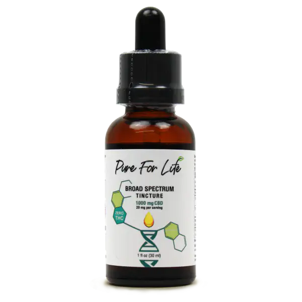 Pure For Life™ 1000 mg Broad Spectrum Hemp Tincture 1 oz