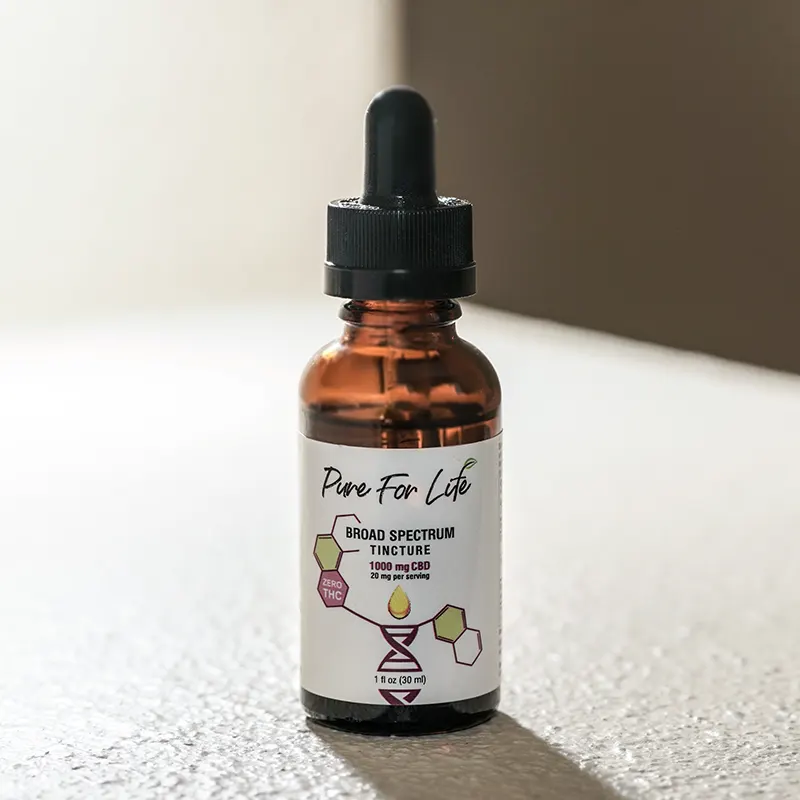 Pure For Life™ 1000 mg Broad Spectrum Hemp Tincture