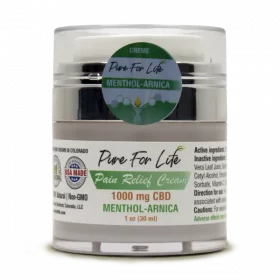 Pure For Life™ 1000 mg Pain Relief Cream - 1 Oz Airless Jar