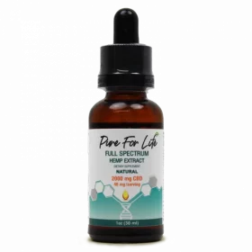 Pure For Life™ 2000mg Full Spectrum Hemp Oil CBD Tincture