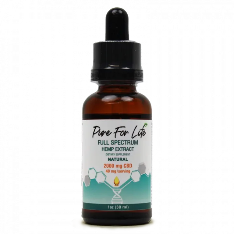 Pure For Life™ 2000mg Full Spectrum Hemp Oil CBD Tincture