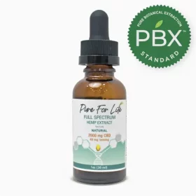 Pure For Life™ 2000mg Full Spectrum Hemp Oil CBD Tincture_Natural_2000mg_canabis_extract-pbx