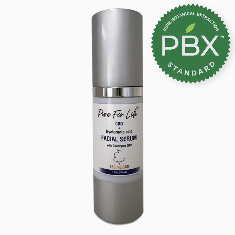 Pure For Life™ CBD Hyaluronic Acid Face Serum with Live Resin