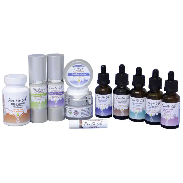 Pure For Life™ Full Spectrum Hemp Oil - 10-Piece Sample Kit