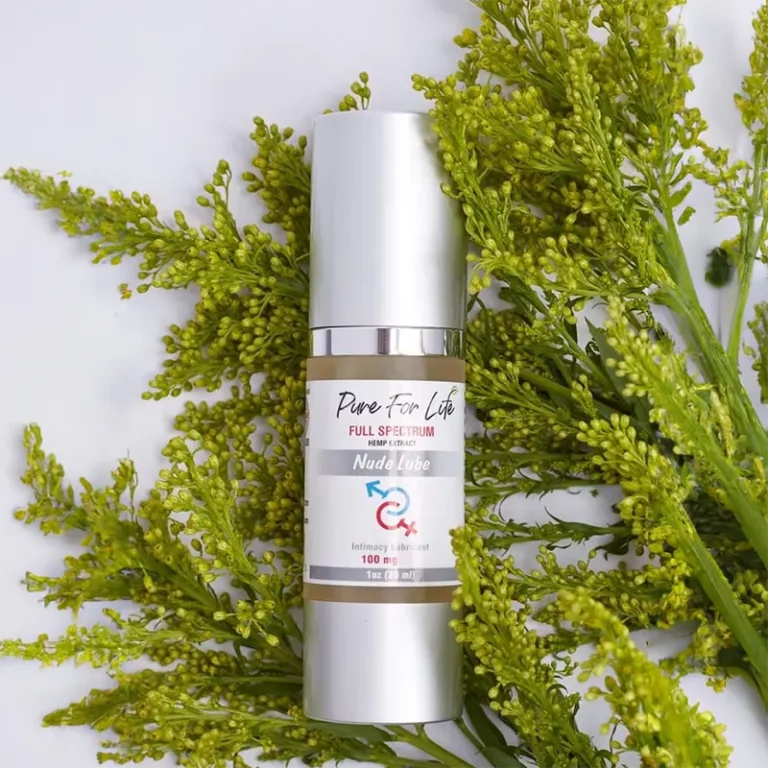 Pure For Life™ Nude Lube – Natural Full Spectrum CBD Lubricant