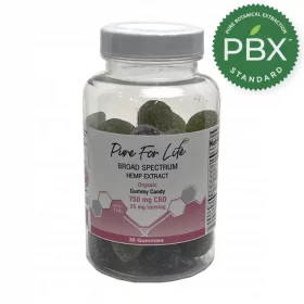 Pure for Life Organic Broad Spectrum CBD Gummies 25mg-high-quality-cbd-PBX