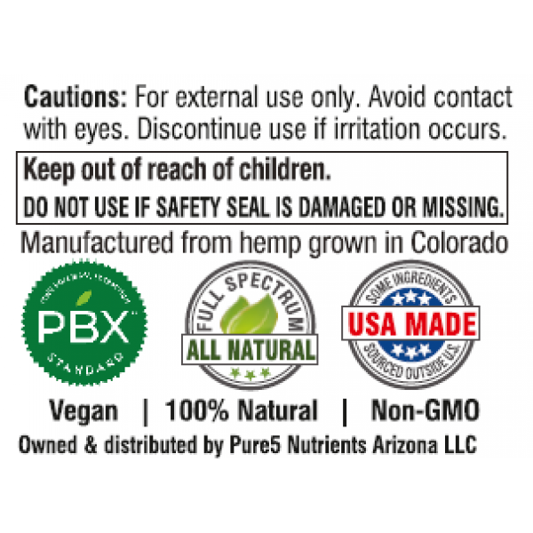 Pure for life Rose Facial Moisturizer with 150Mg CBD-Cautions