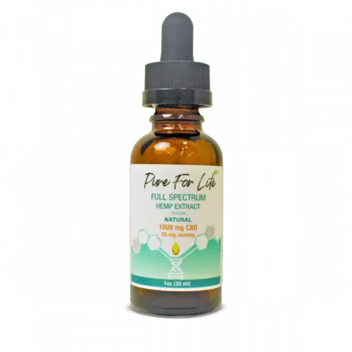 awesome CBD tincture in 1000mg bottle