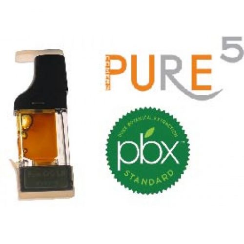 awesome v pod working with cannabidiol extracts with pure5 logo