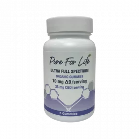 Pure for Life™ Organic Full Spectrum CBD & THC Gummies 500mg CBD + 100mg THC
