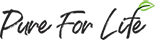 a logo image of our pure for life cannabis store