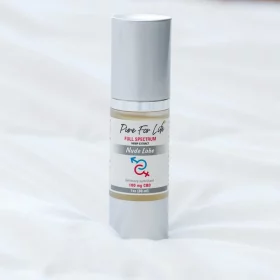 a single bottle full with Nude CBD lube