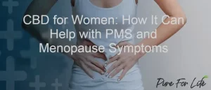 CBD PMS menstrual banner