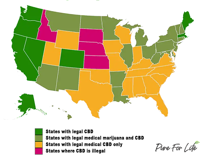 states with legal CBD 2023 year