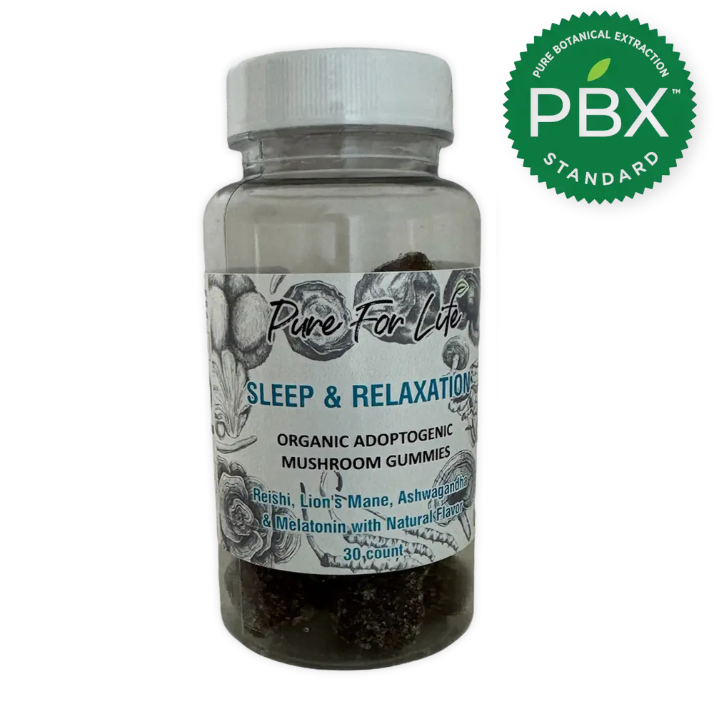 Natural Mushroom Gummies for Sleep and Relaxation – Pure for Life