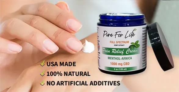 Pain Relief Cream CBD - natural and no artifical additives