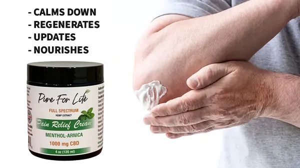 Pure For Life 1000 mg Pain Relief Cream CBD - Really true full-spectrum hemp extract