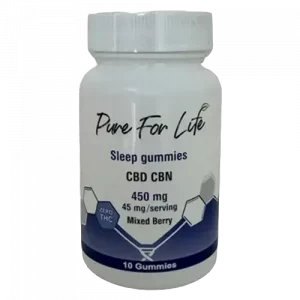 Pure for Life Sleep Gummies 45 mg CBD + 45 mg CBN